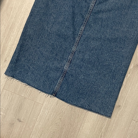Garage Long Denim Maxi Skirt - Picture 10 of 13